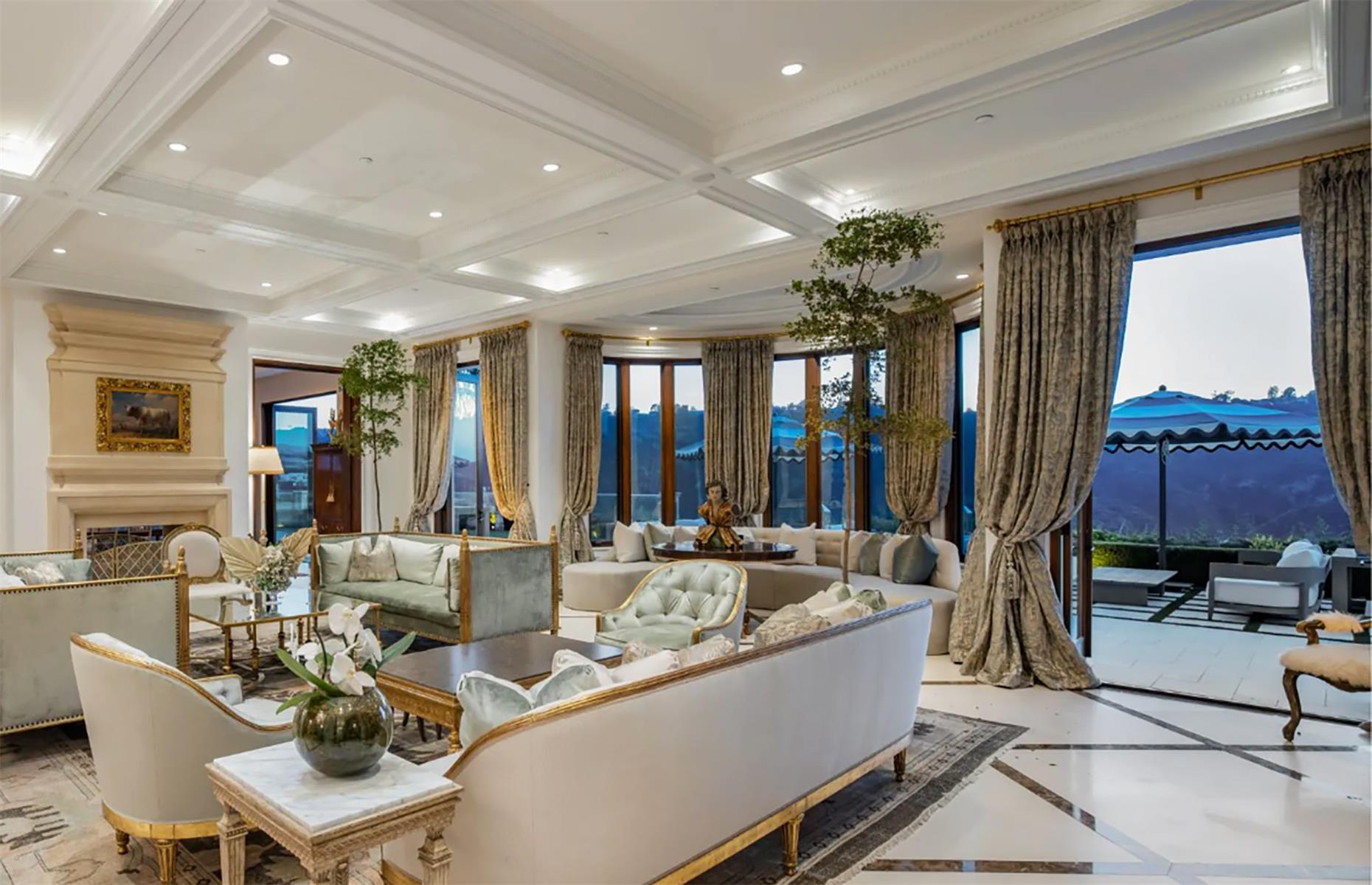 Domino's CEO's Bel Air estate: lavish living areas